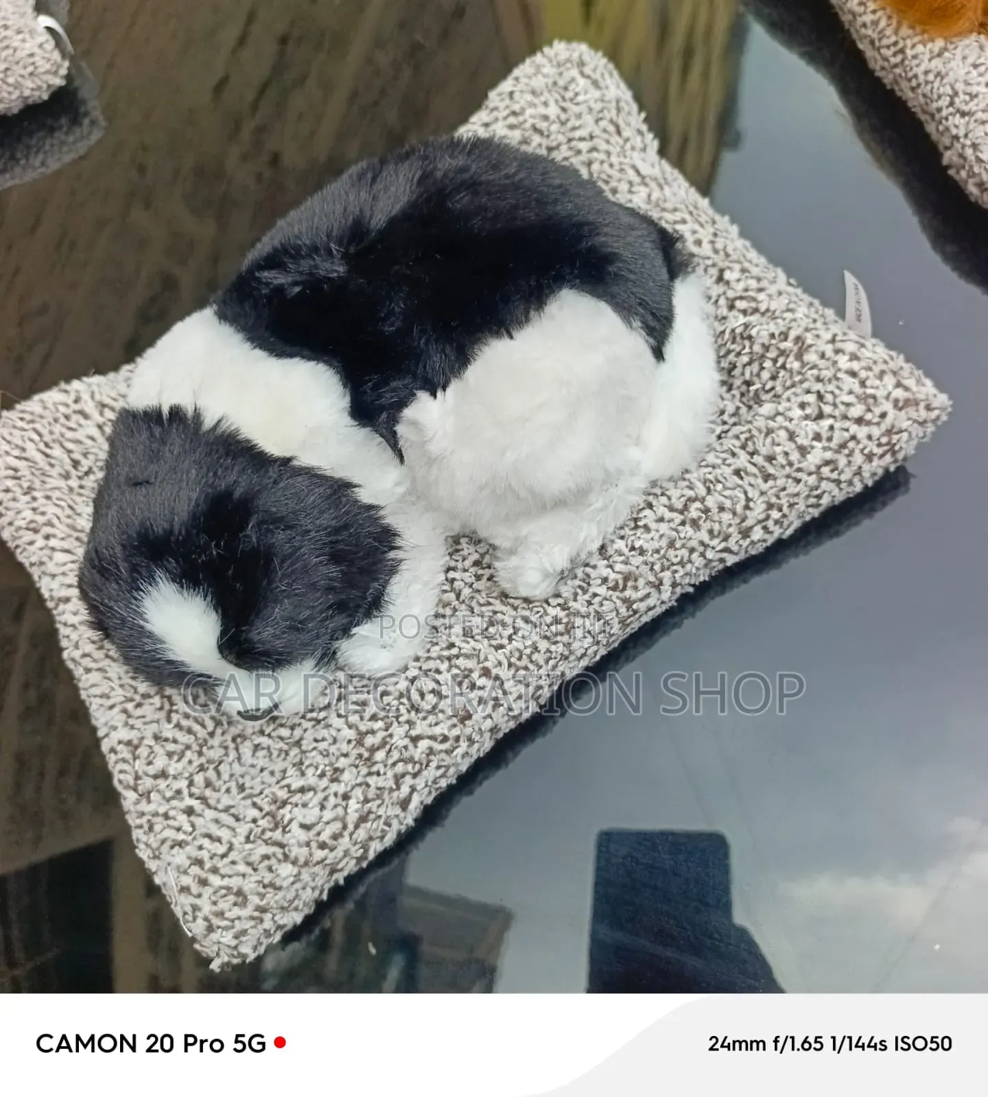 Car Dashboard Toy Sleeping Dog Stuffed Toy