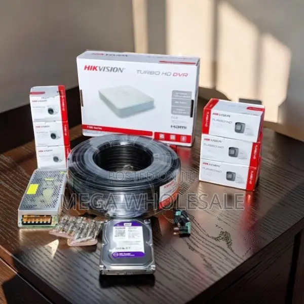 Factory Price 6 Hikvision 1080P Full HD 2MP CCTV Cameras Complete Kit