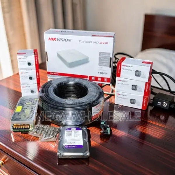 Flash Sale 6 Hikvision 1080P Full HD 2MP CCTV Cameras Complete Kit