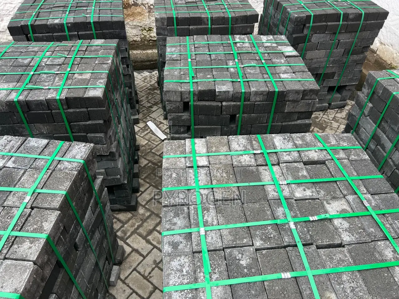 Pyrogen Cabro Paving Blocks - Low-Carbon Biochar Concrete