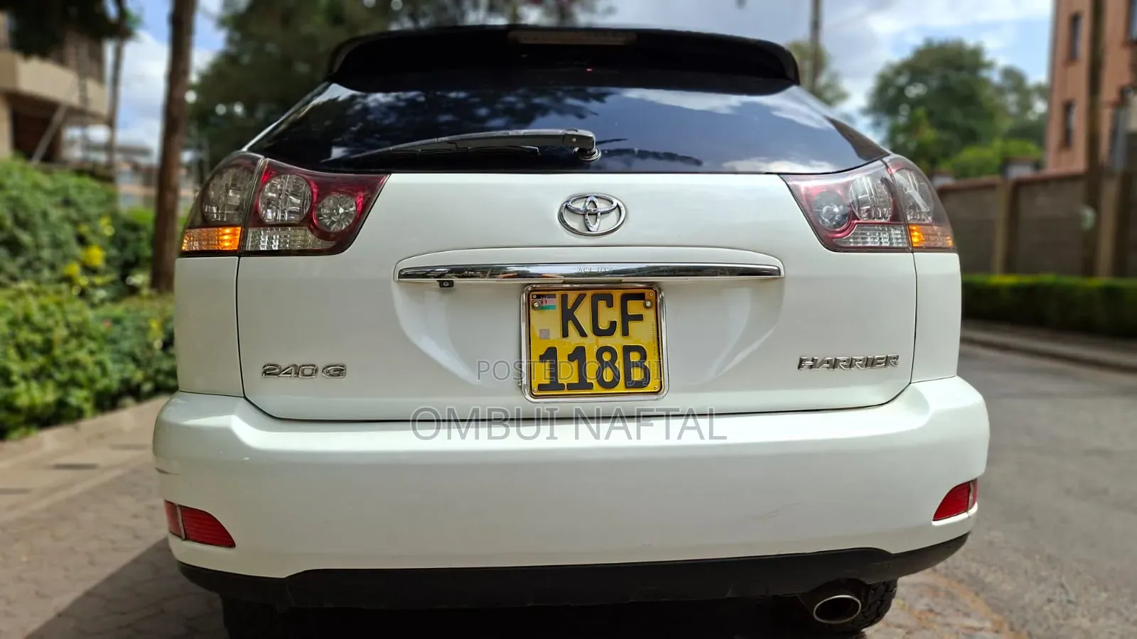 Toyota Harrier 2008 White