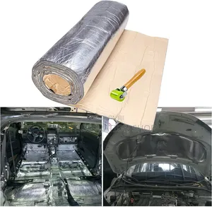 Car Bonnet and Floor Heat Shield Mat Self Adhesive Thermal Insulation