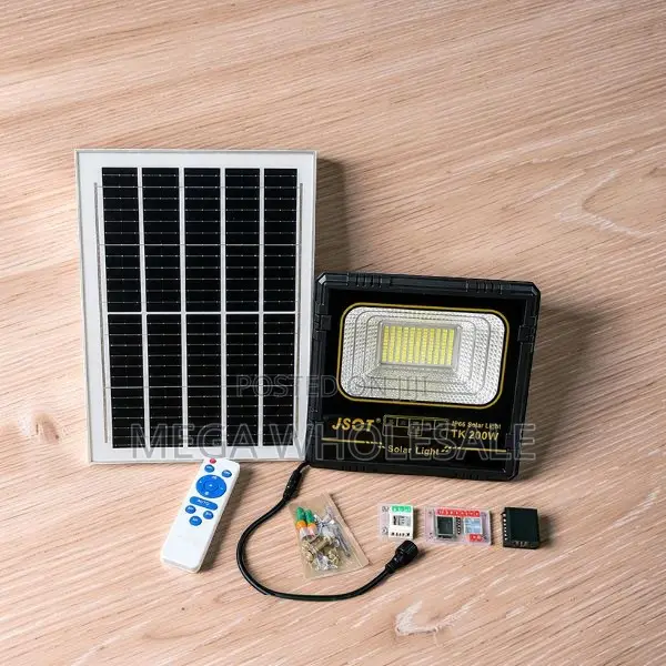 Wireless Outdoor Security JSOT 200W Watts LED Solar Flood Light