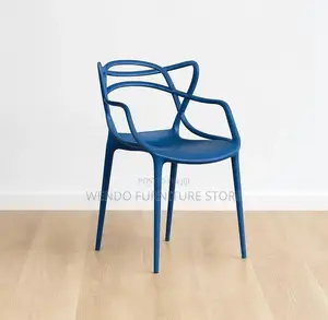 Home Chairs; Plastic Armless Patterned Home Dining Chair