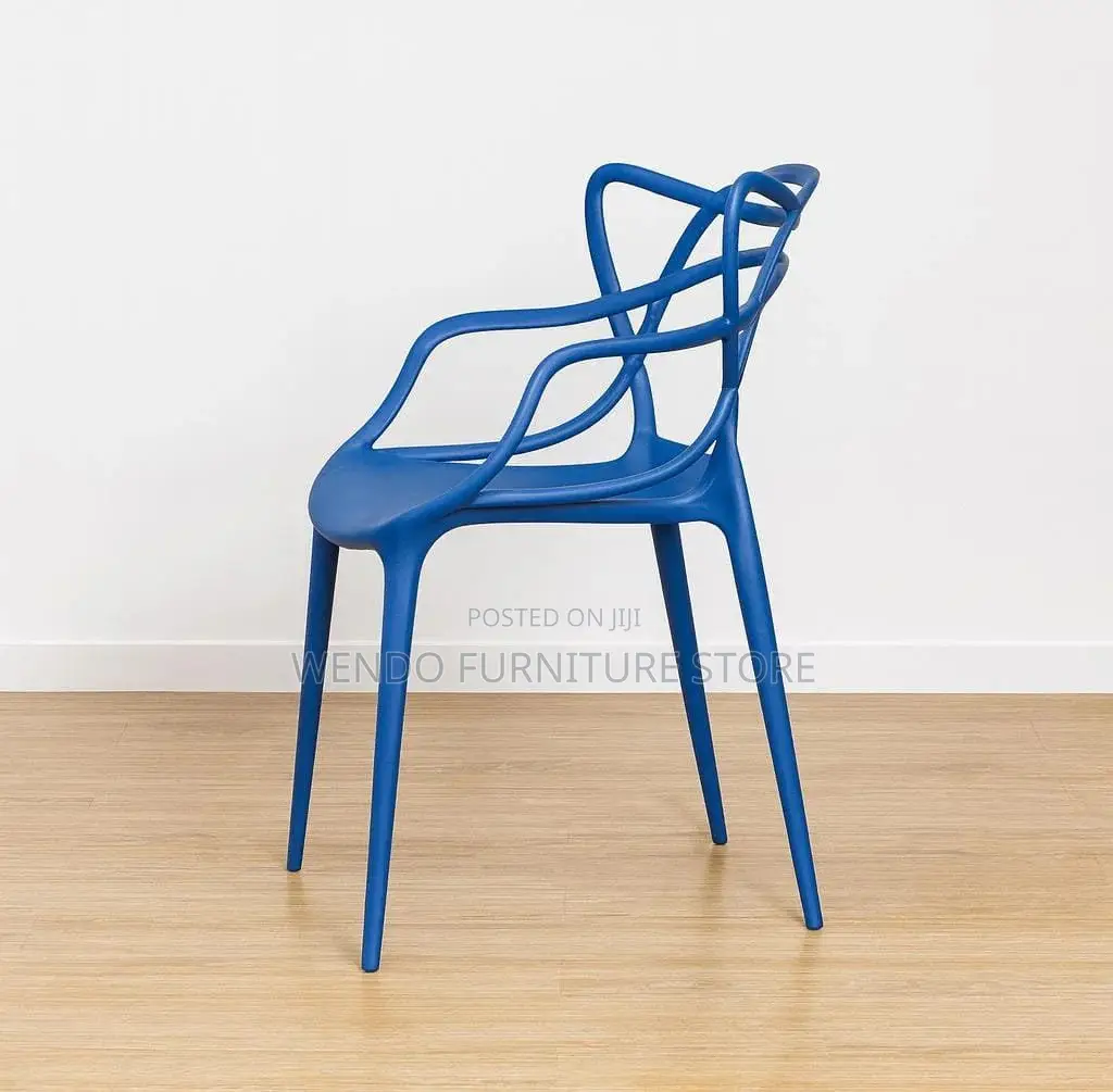 Home Chairs; Plastic Armless Patterned Home Dining Chair