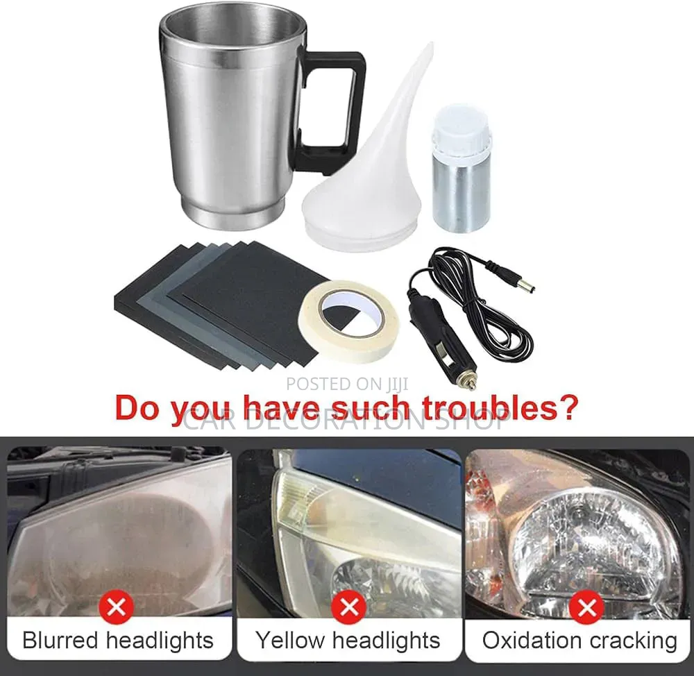 Headlight Vaporization/Atomization Restoration Cup Kit