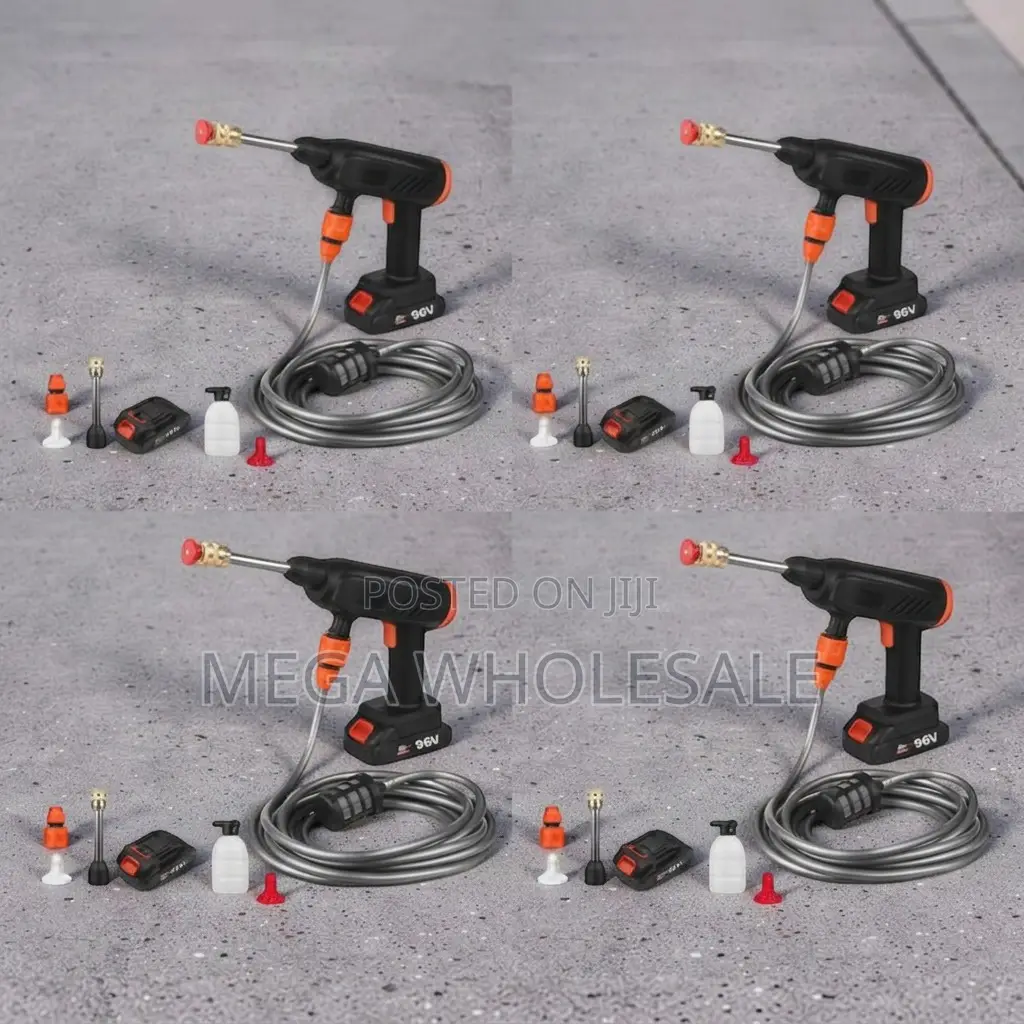 Retailer Prices Cordless Portable High Pressure Car Washer Guns.