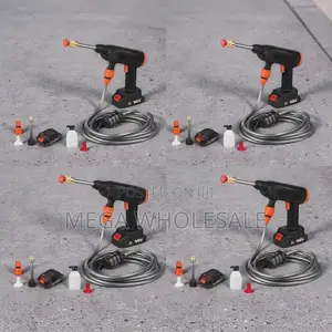 Retailer Prices Cordless Portable High Pressure Car Washer Guns.