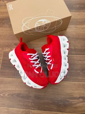 On X Kith K-Tech 1 Red Sizes. _37,38,39,40,41,42,43,44,45