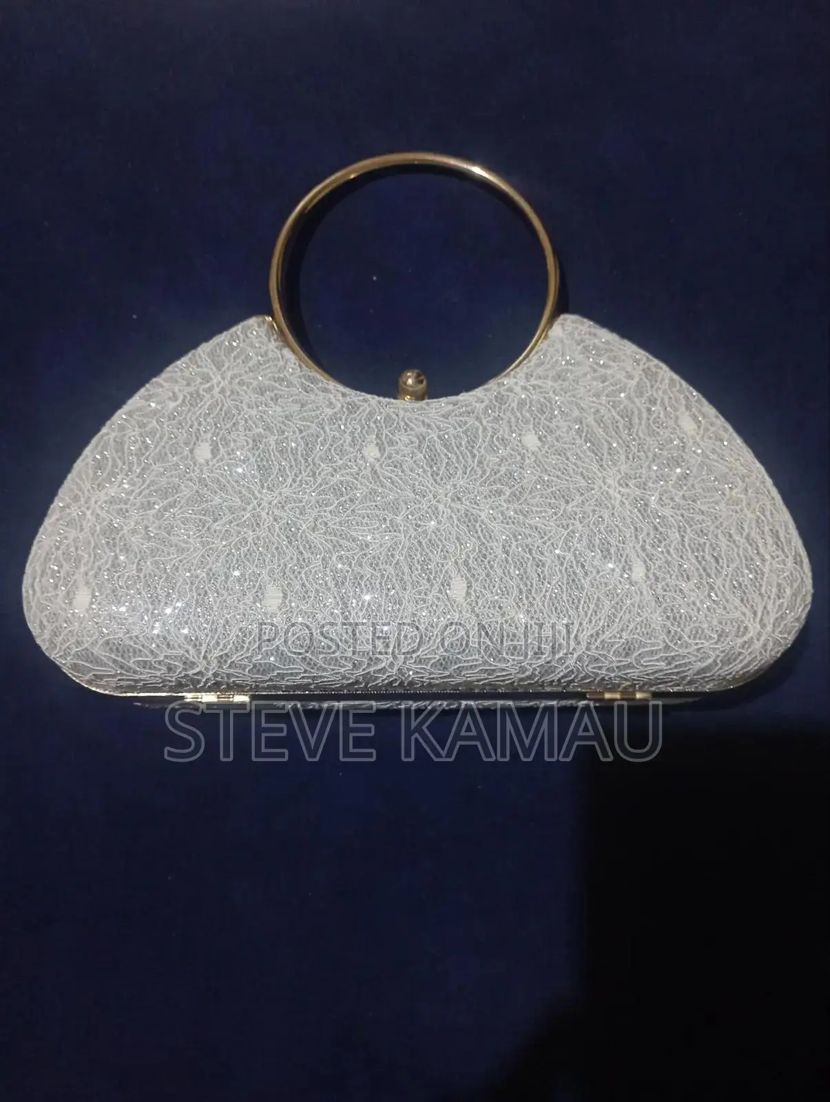 Stunning Party Clutch Evening Event Bag With Handle or Shoulder Chain