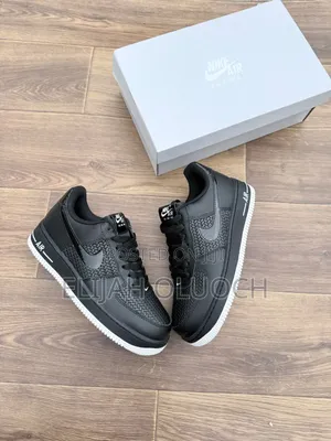 Nike Air Force "Woven" Black/Summit White,