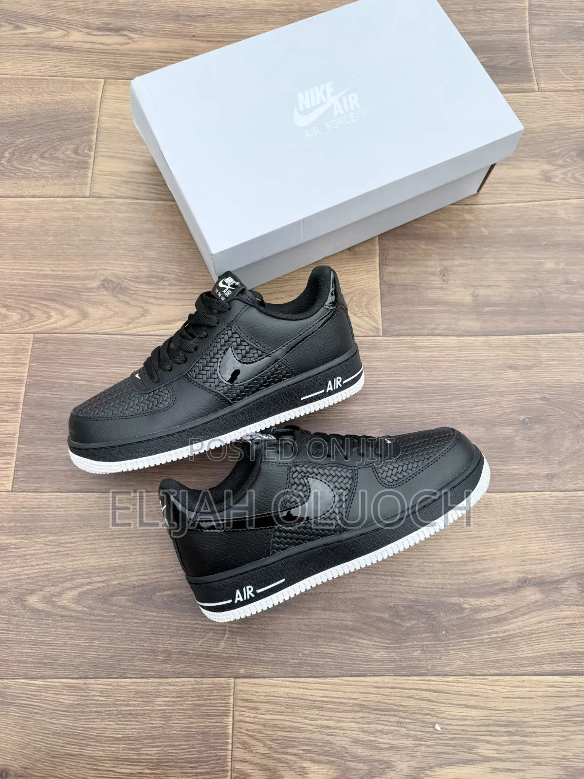 Nike Air Force "Woven" Black/Summit White,