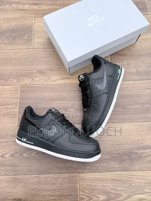 Nike Air Force "Woven" Black/Summit White,