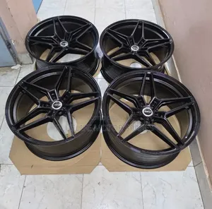 (4pcs Black) Size 20 Rims for Harrier/Crown/Kluger/Mark X/Cx5/Cx8/Cx9
