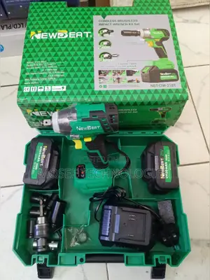 Newbeat 21V Impact Wrench Kit With 2× 4000mAh Li-Ion Batteries