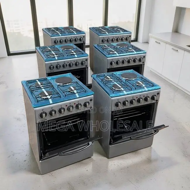 Value Prices Wide Oven 3 Gas Burners +1 Electric Free Standing Cookers