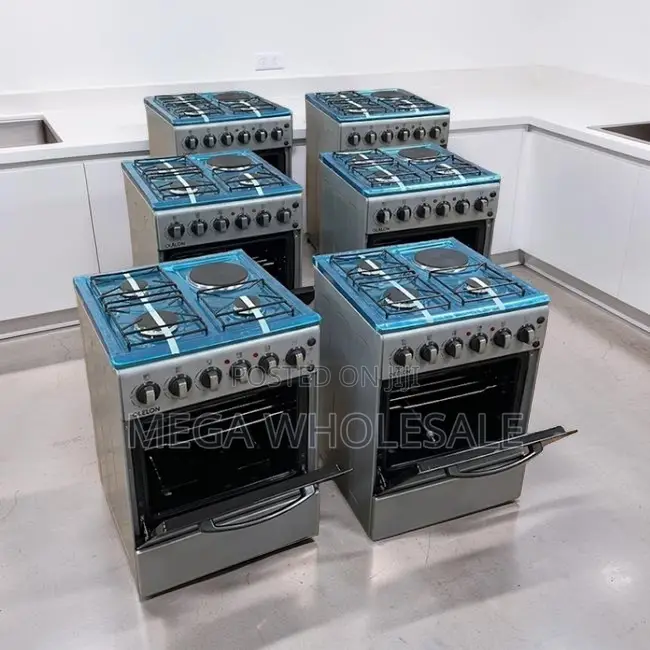 Value Prices Easy Grip 3 Gas Burners +1 Electric Free Standing Cookers