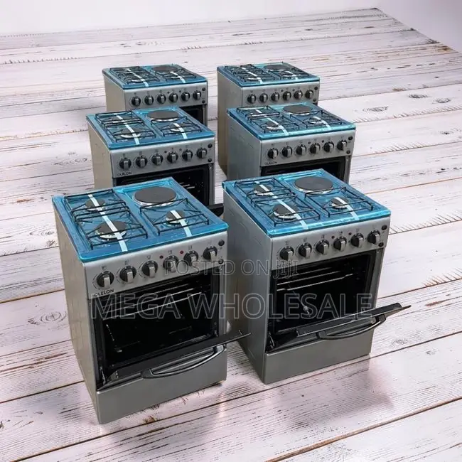 Value Prices Easy Grip 3 Gas Burners +1 Electric Free Standing Cookers