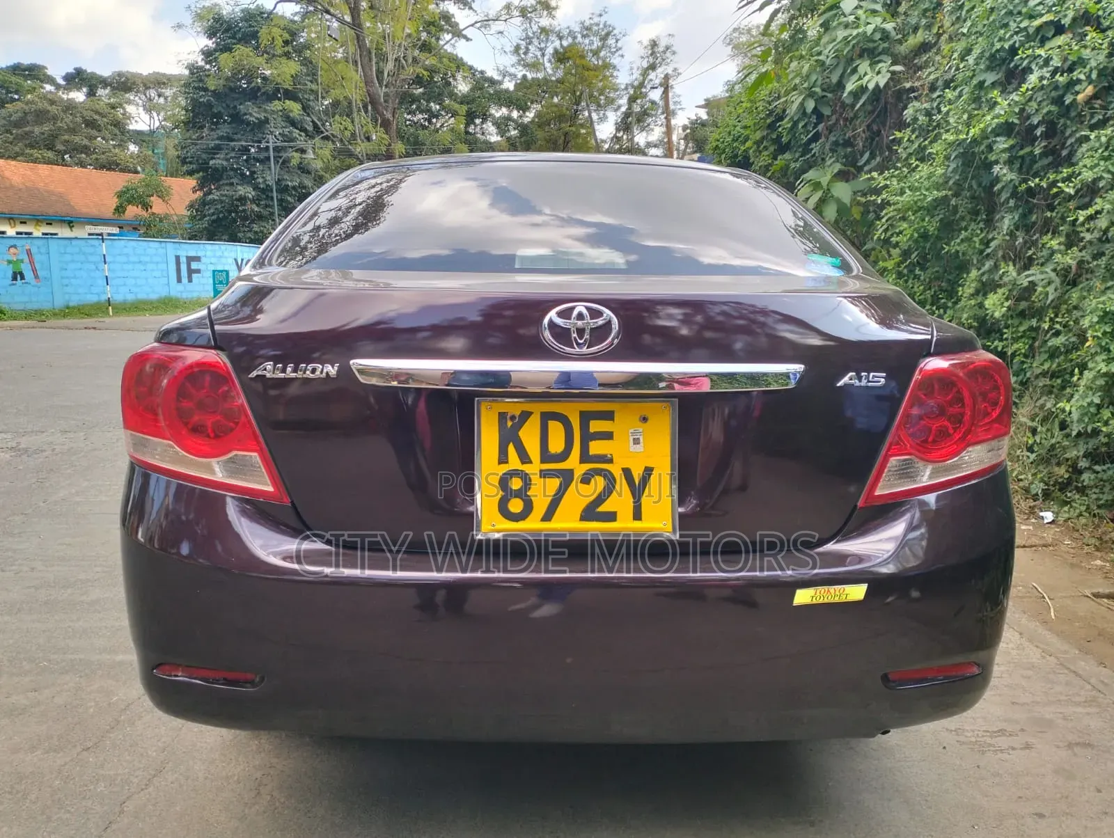 Toyota Allion 2015 Purple