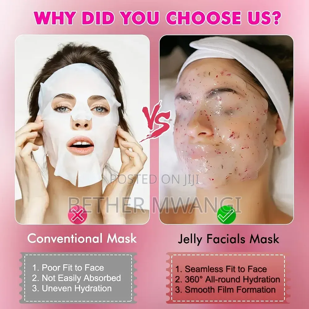 Bulgarian Rose Professional Hydrojelly Jelly Mask Powder Skin