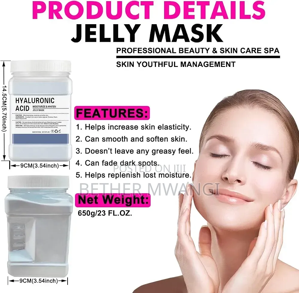 Bulgarian Rose Professional Hydrojelly Jelly Mask Powder Skin