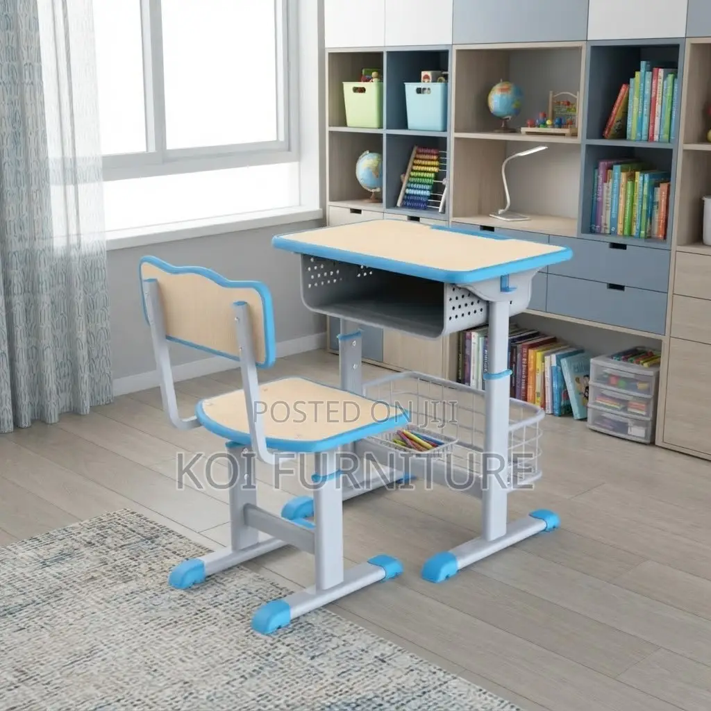 Home Desk; Brown Kids Adjustable Height Desk Chairs