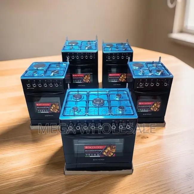 Low Prices Oven Light 3 Gas Burners +1 Electric Free Standing Cookers.