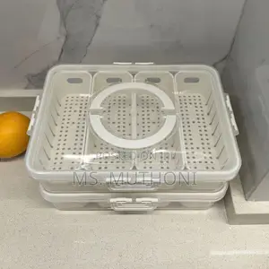Modern 4 Compartment Drain / Storage Container