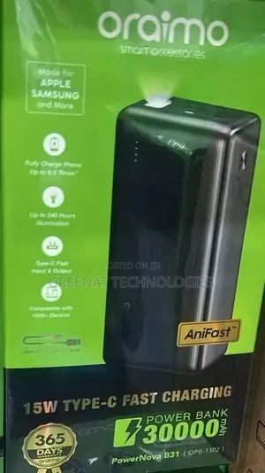 Oraimo PowerNova B31 30000mAh Power Bank Kenya