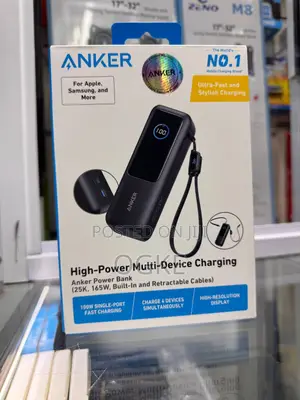 Anker Laptop Power Bank (, 165W, Built-in and Retractable Cables