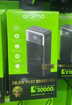 Oraimo PowerNova Q31 30000mAh Power Bank Kenya