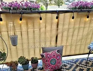Add Privacy and Personality to Your Balcony With Beige Shield