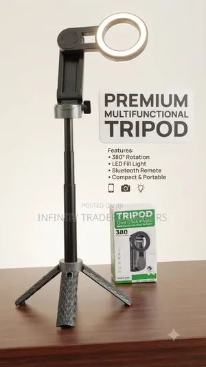 Magnetic Ring Phone Tripod Stand
