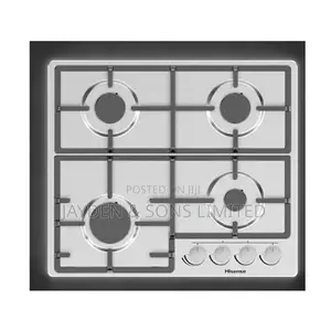 Hisense HHU60GAGR 60cm Built-in Gas Hob | 4 Burners | Stainless Steel