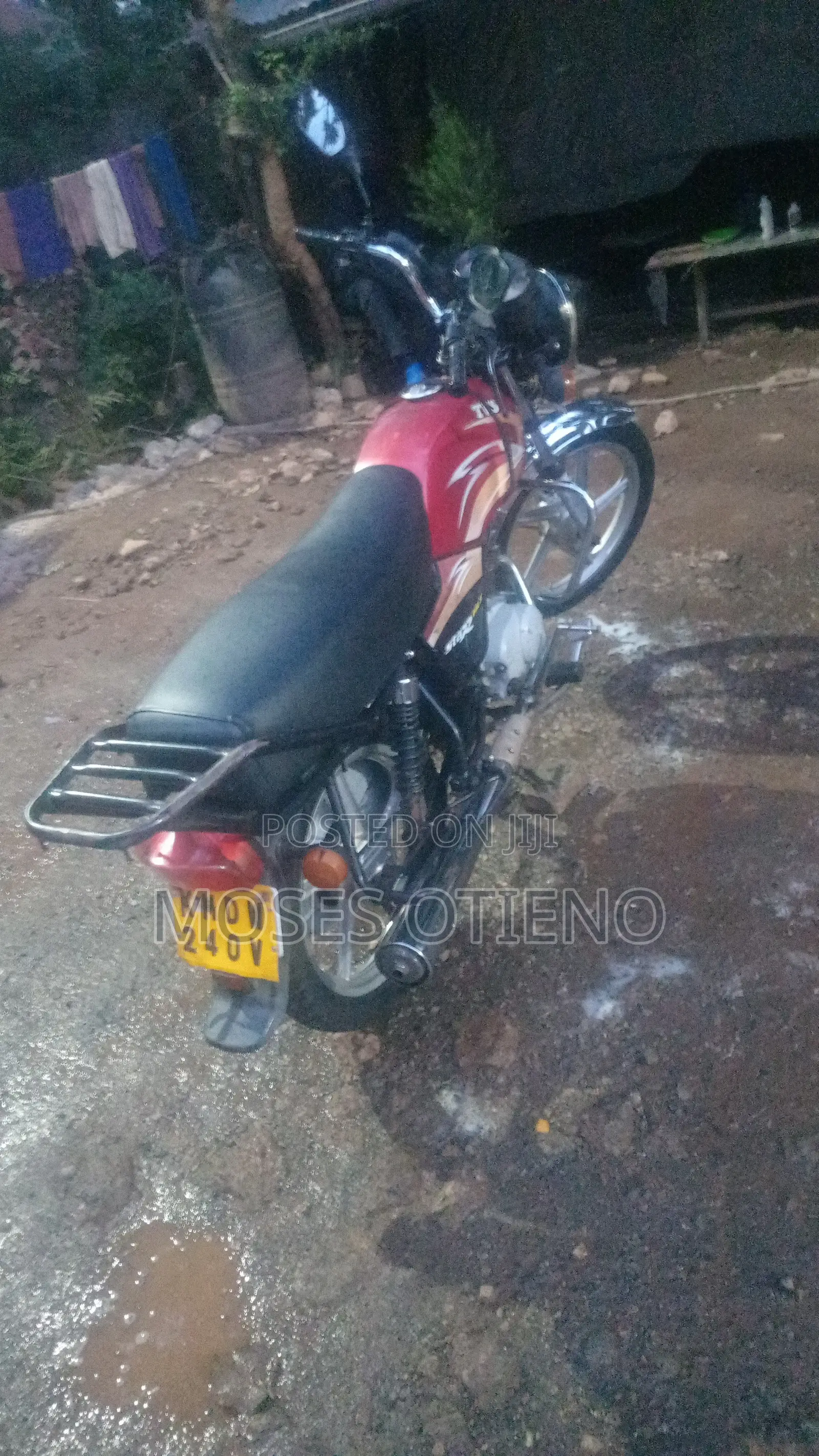 TVS XL 100 2014 Red