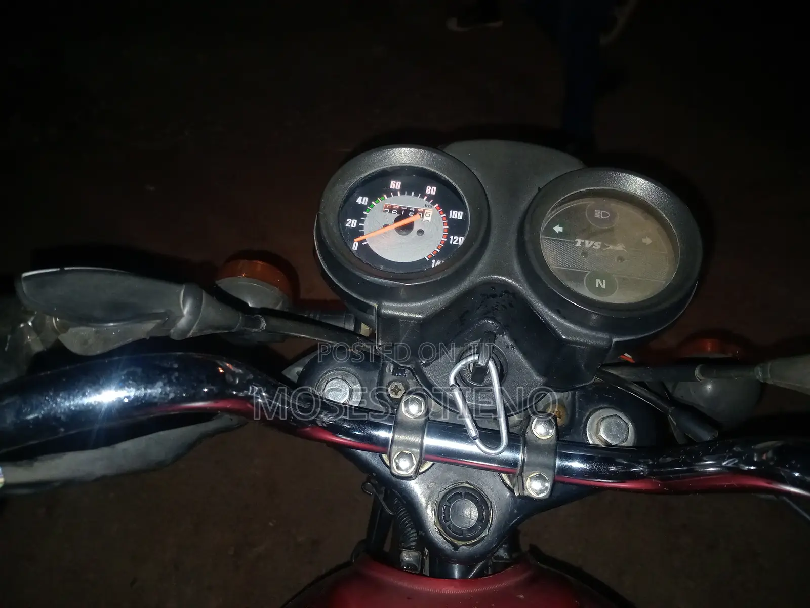 TVS XL 100 2014 Red
