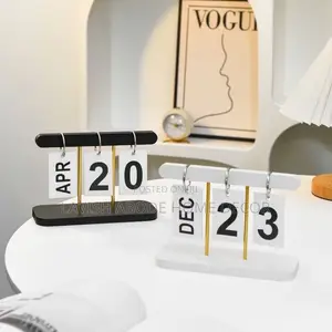 DIY Wooden Flip Calendar – Minimalist Desktop Perpetual Calendar
