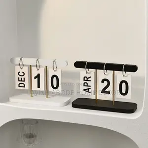 DIY Wooden Flip Calendar – Minimalist Desktop Perpetual Calendar