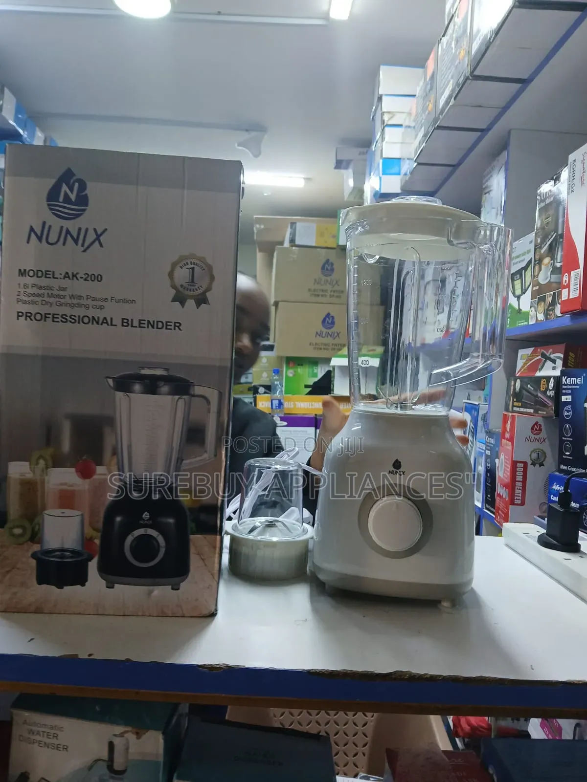 Nunix 2in1 Powerful Blender Available