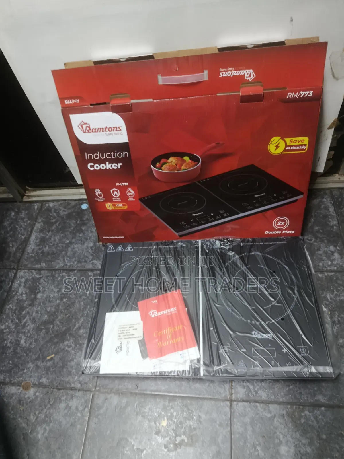 Ramtons Double Induction Hot Plate – Modern Electric Cooker | RM/773