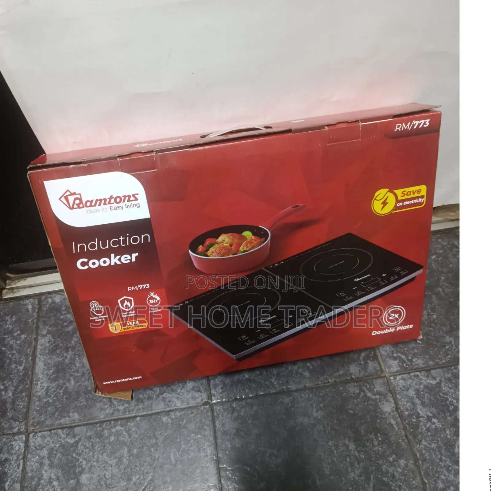 Ramtons Double Plate Induction Cooker – RM/773 | Fast Energy Saving