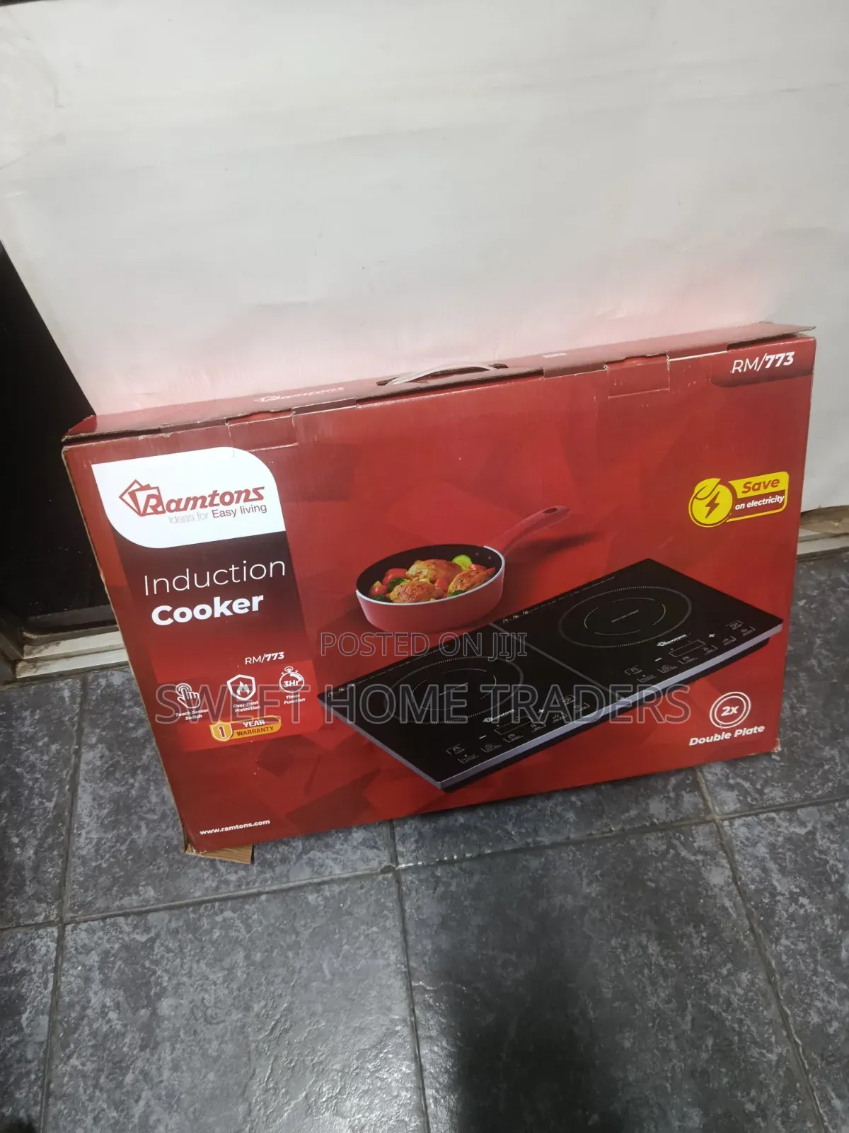 Ramtons Double Plate Induction Cooker – RM/773 | Fast Energy Saving