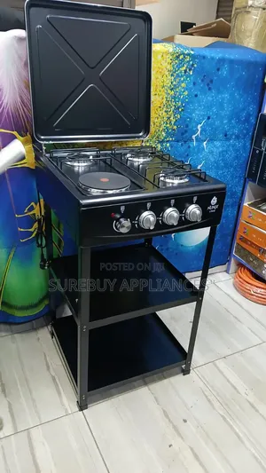 Nunix 3 + 1 Cooker With Shelves