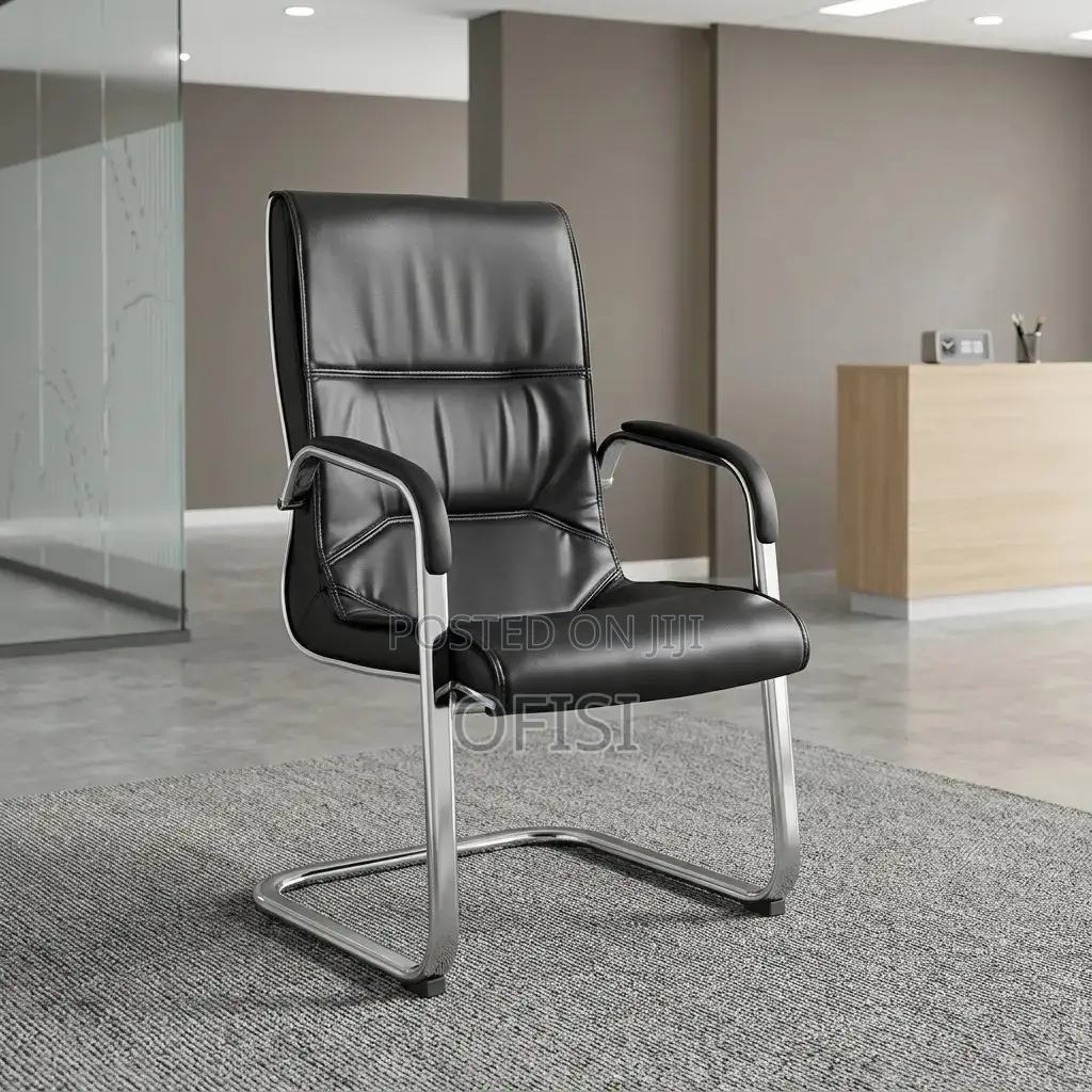 Office Chair; Executive Black Visitor Office Seat