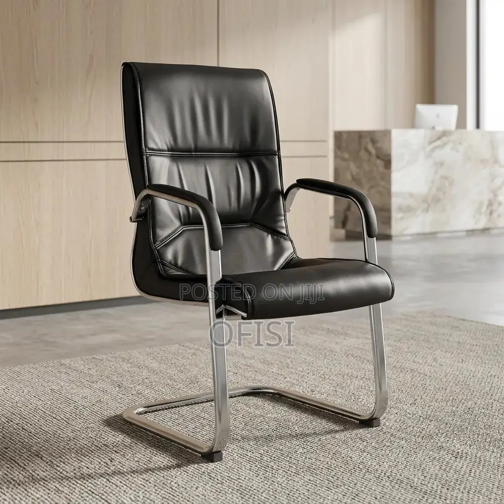 Office Chair; Executive Black Visitor Office Seat
