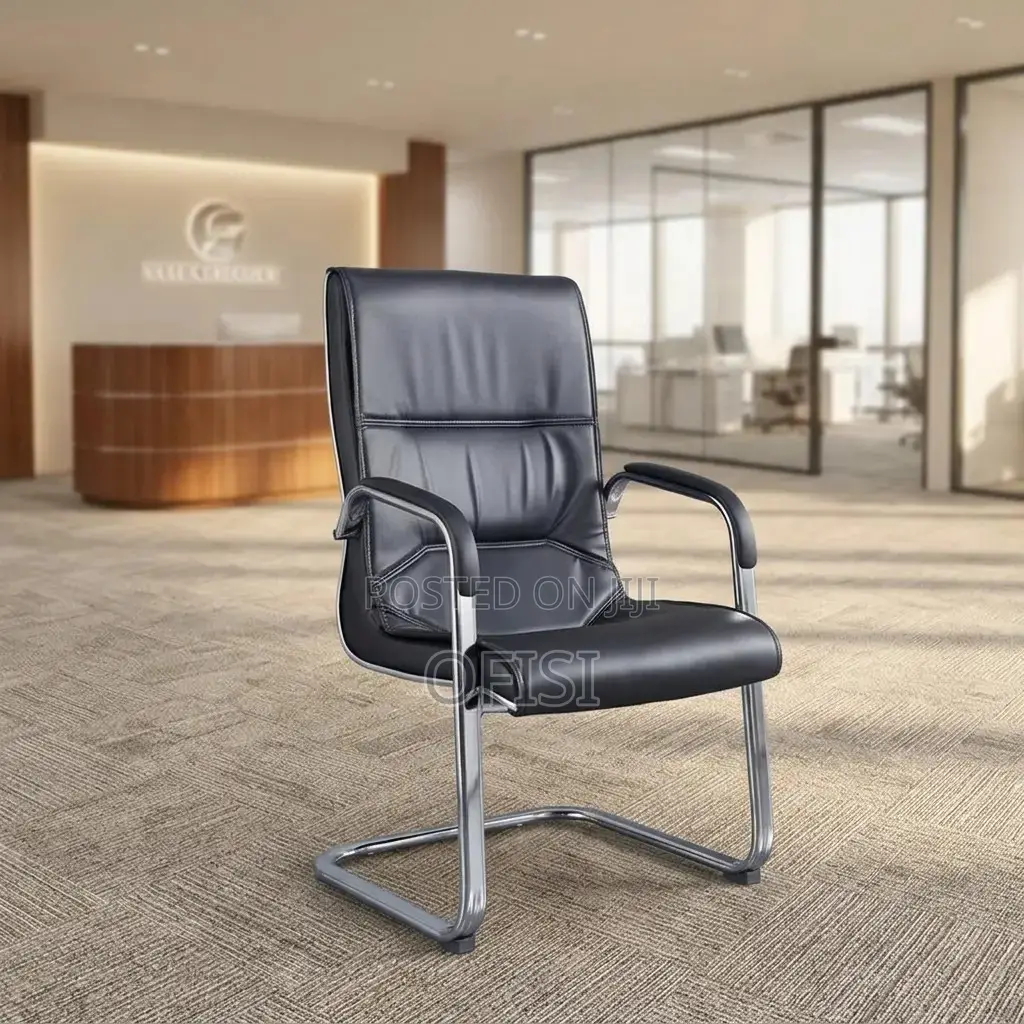 Office Chair; Executive Black Visitor Office Seat