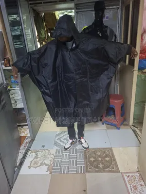 Heavy-Duty Poncho Rain Coat