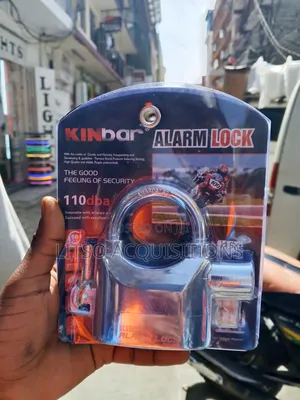 Kinbar 110dB Alarm Padlock – Anti-Theft Security Lock