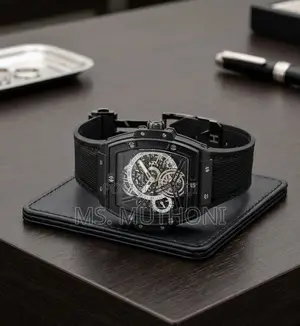 black Case, Skeletonized Dial a Hublot Spirit of Big Bang Tourbillon