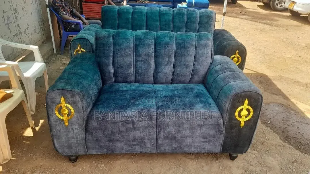 Teal 2-Seater Sofa + Free Delivery Nairobi/Syokimau